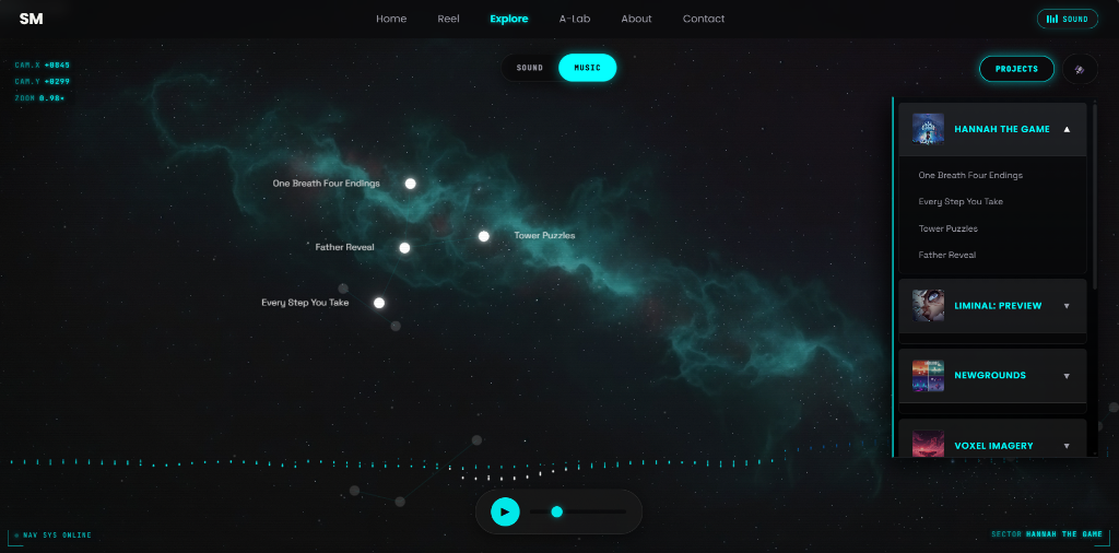 Interactive Portfolio Web Design