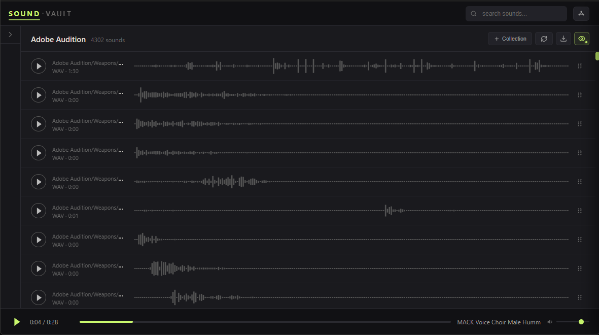 Sound Explorer View